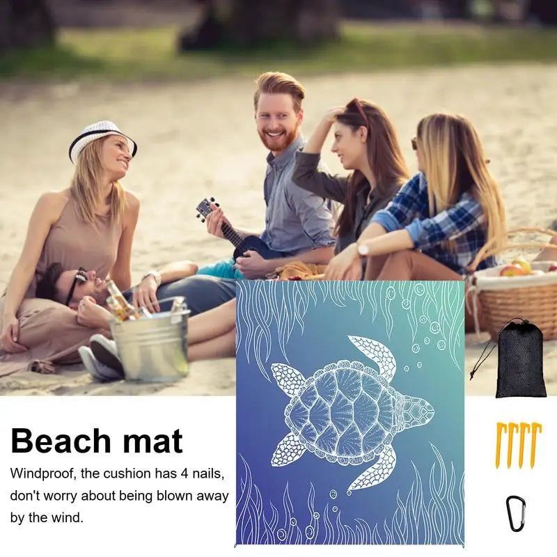 Submerged Foldable Waterproof Beach & Picnic Mat