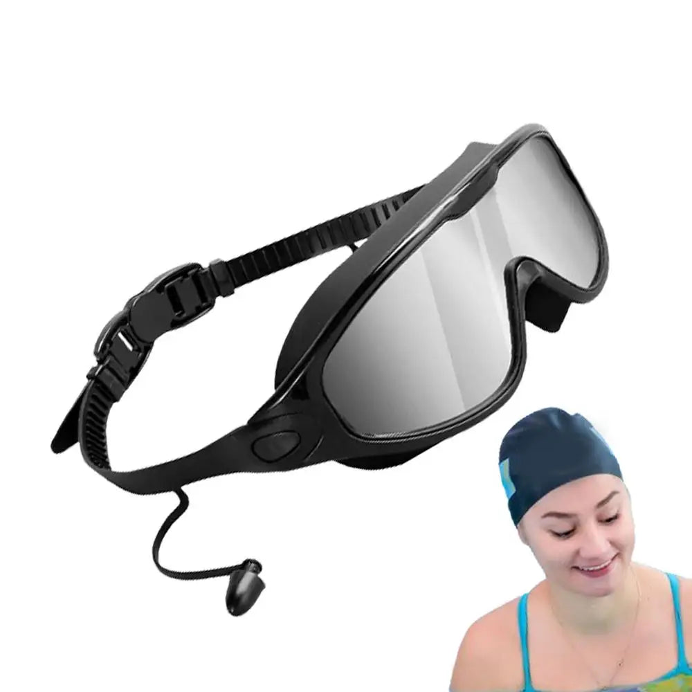 Submerged Wide-View Swim Goggles — Anti-Fog & UV