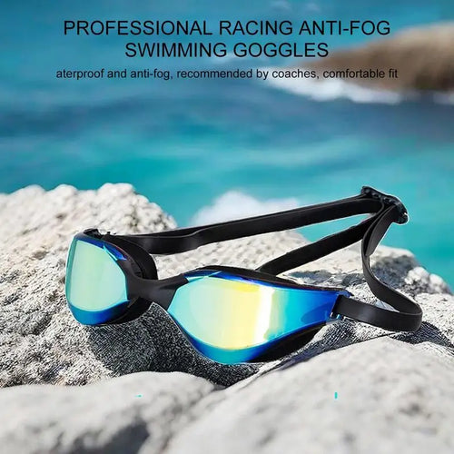 Submerged Pro Swim Goggles — UV & Anti-Fog