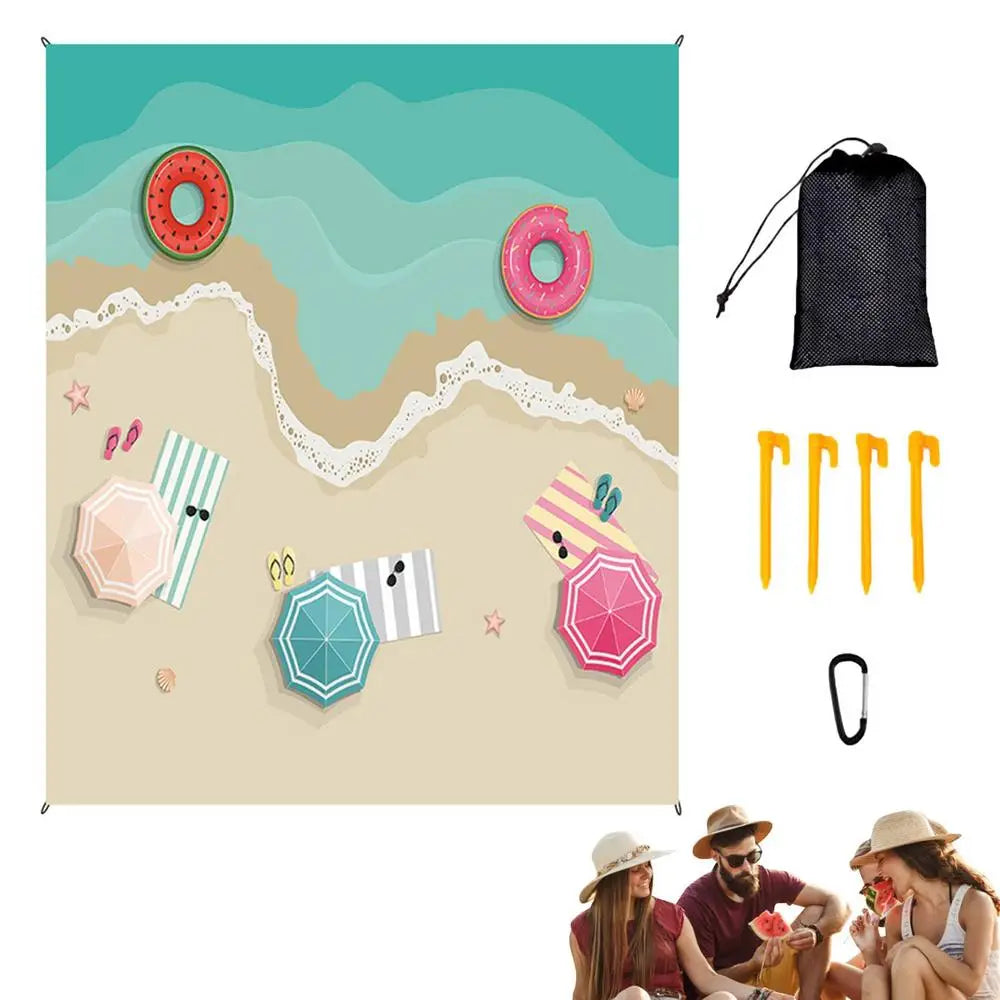 Submerged Foldable Waterproof Beach & Picnic Mat
