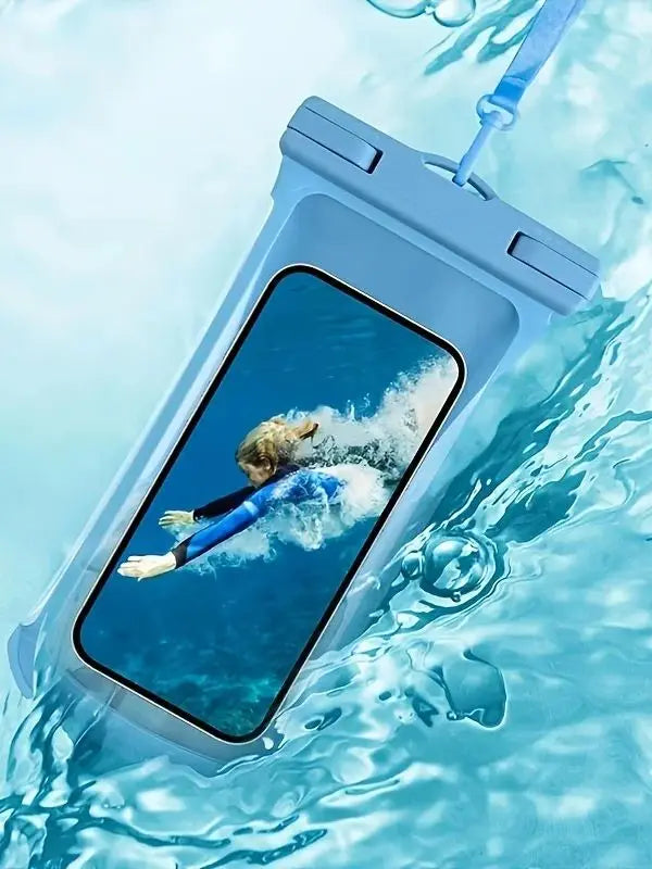 Submerged Waterproof Phone Pouch — Up to 8"