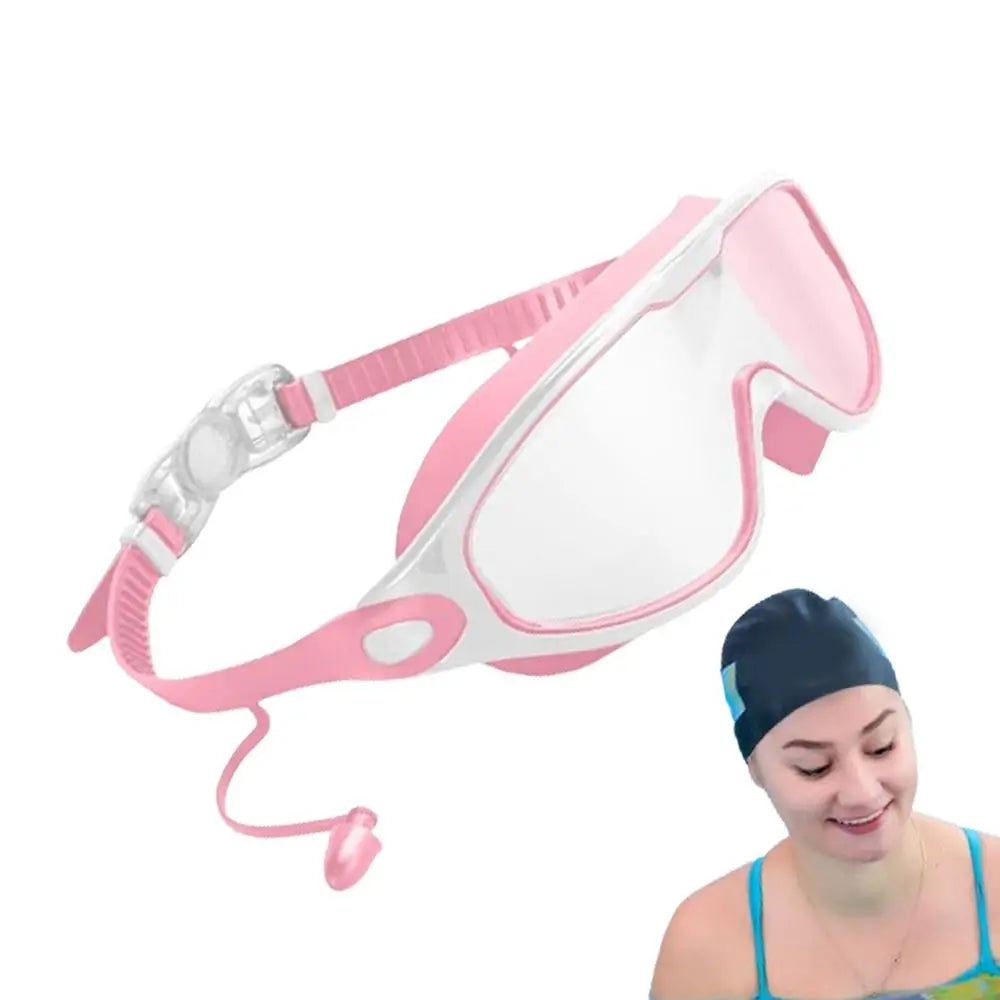 Submerged Wide-View Swim Goggles — Anti-Fog & UV