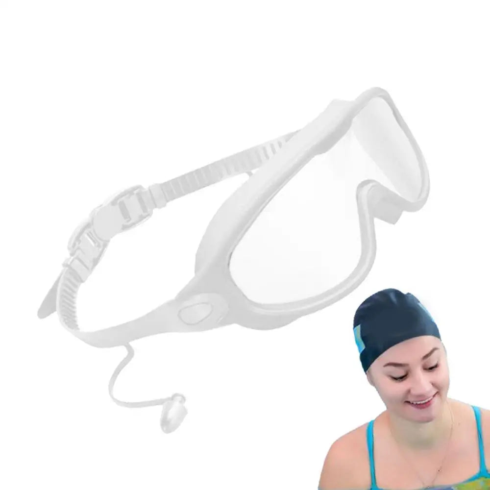 Submerged Wide-View Swim Goggles — Anti-Fog & UV