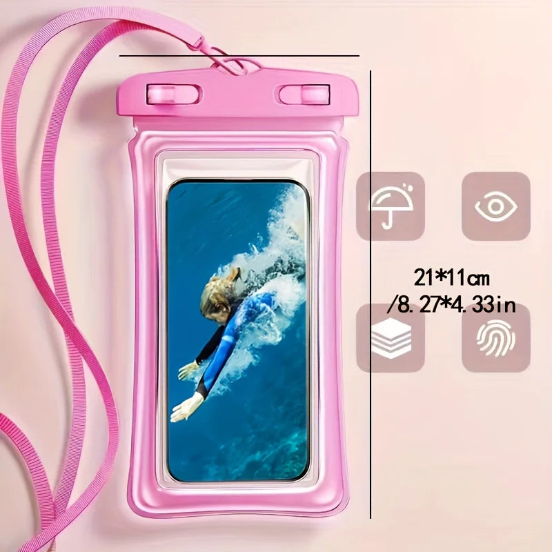 Submerged Waterproof Phone Pouch — Up to 8"