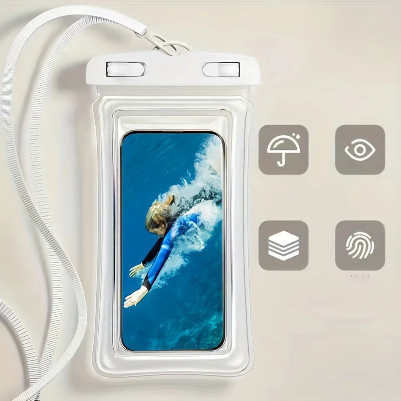 Submerged Waterproof Phone Pouch — Up to 8"