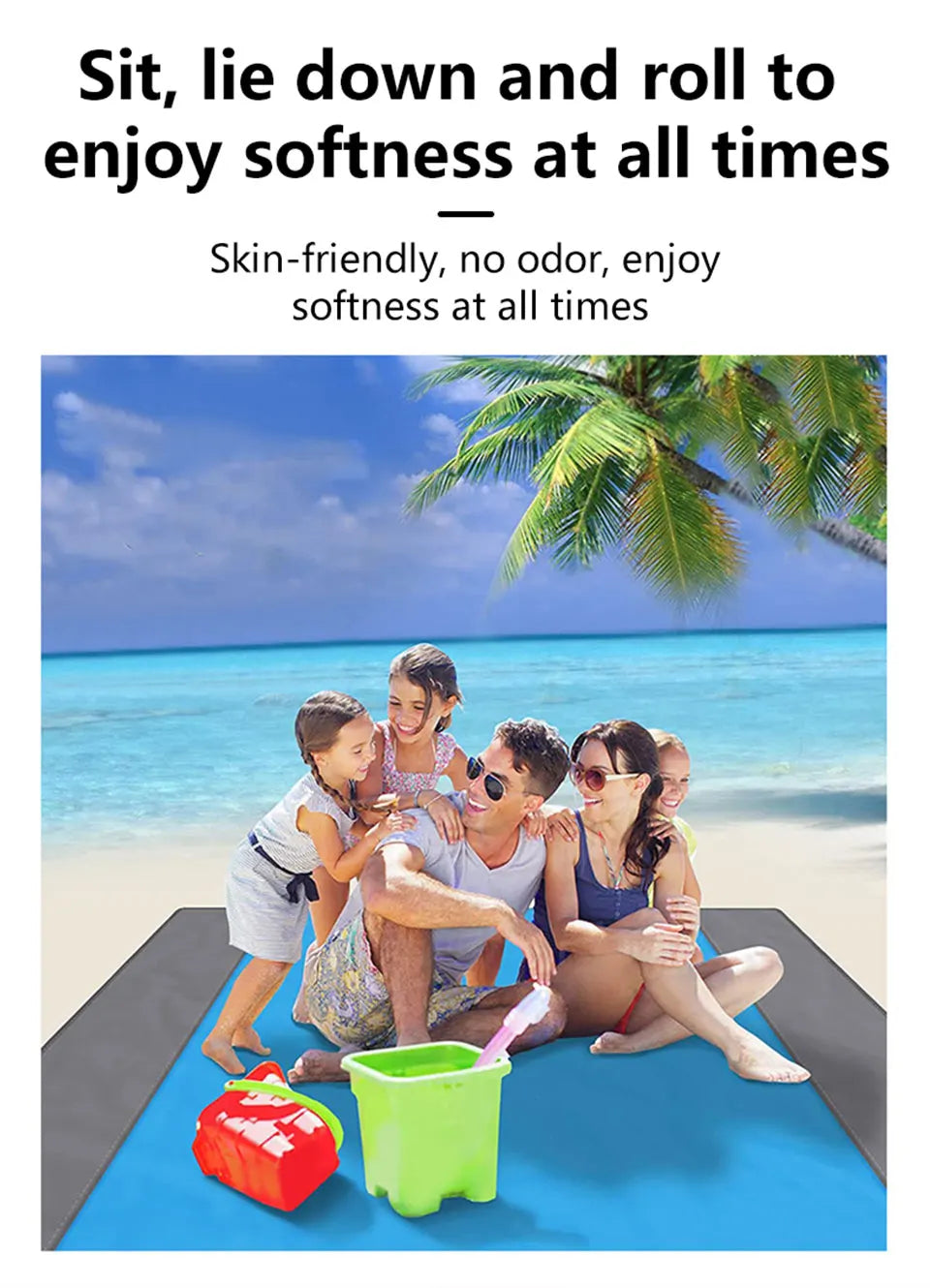 Submerged Sandproof Beach Mat — XL (200×210cm)