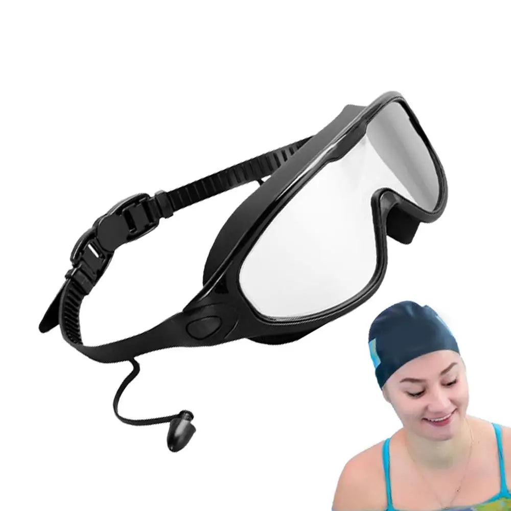 Submerged Wide-View Swim Goggles — Anti-Fog & UV