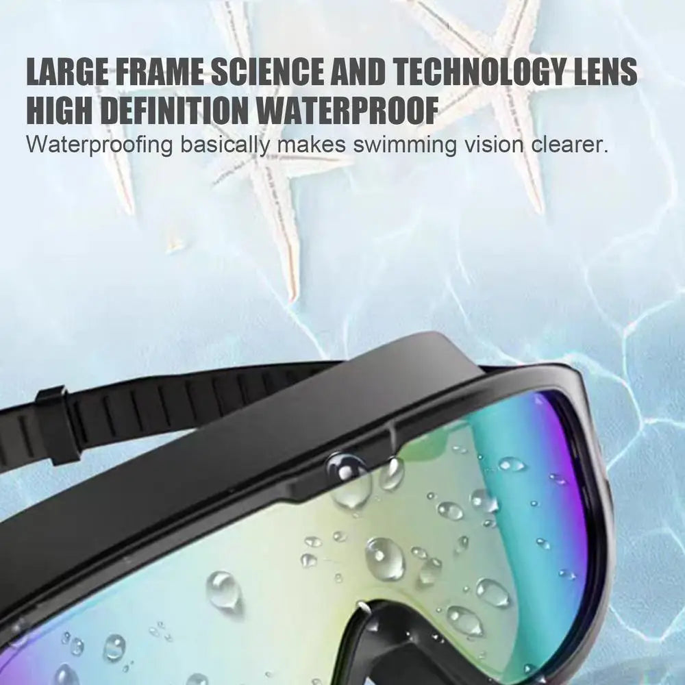 Submerged Wide-View Swim Goggles — Anti-Fog & UV