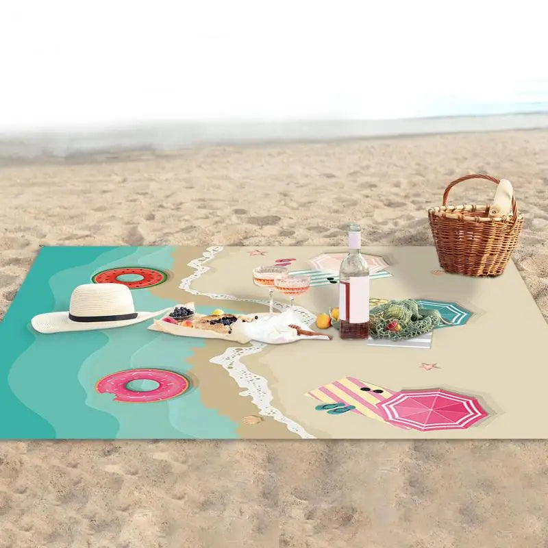 Submerged Foldable Waterproof Beach & Picnic Mat