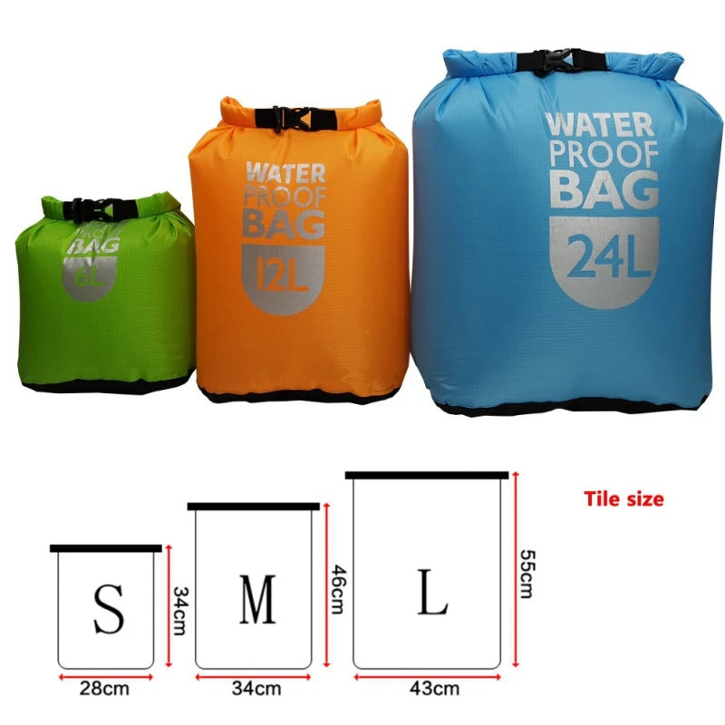 Submerged Waterproof Dry Bag — 6L / 12L / 24L