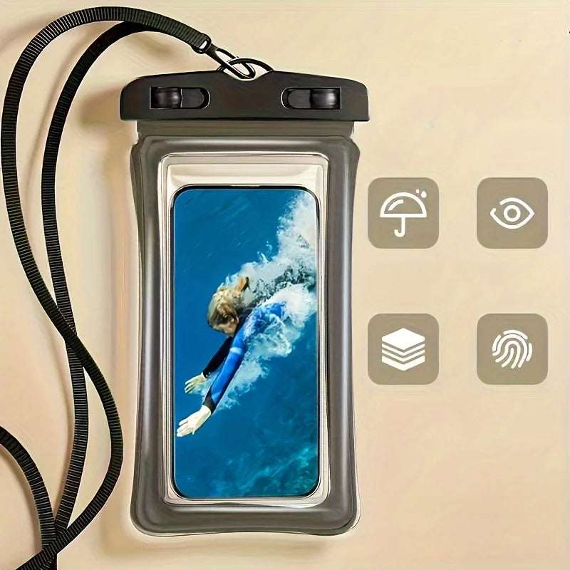 Submerged Waterproof Phone Pouch — Up to 8"