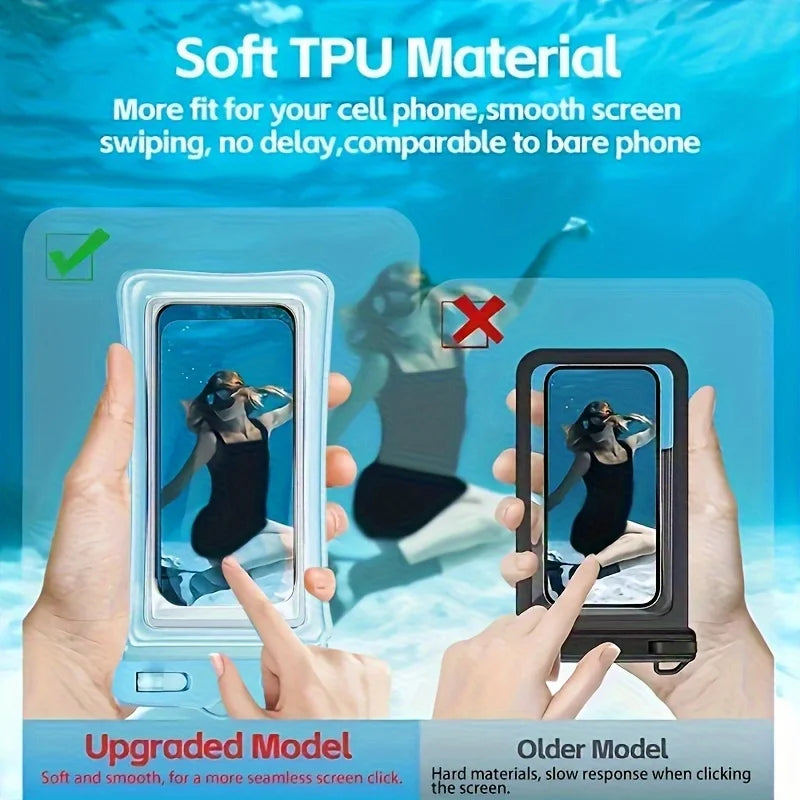 Submerged Waterproof Phone Pouch — Up to 8"