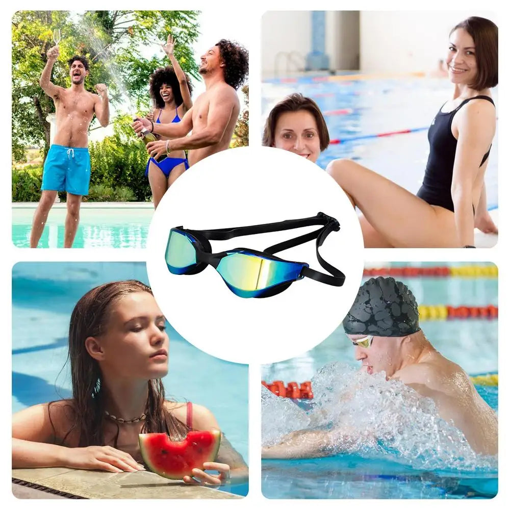 Submerged Pro Swim Goggles — UV & Anti-Fog